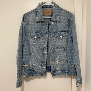 Blank NYC Punchline Destructed Denim Jacket